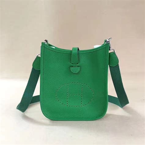 hermes mini evelyne green|hermes mini evelyne price 2023.